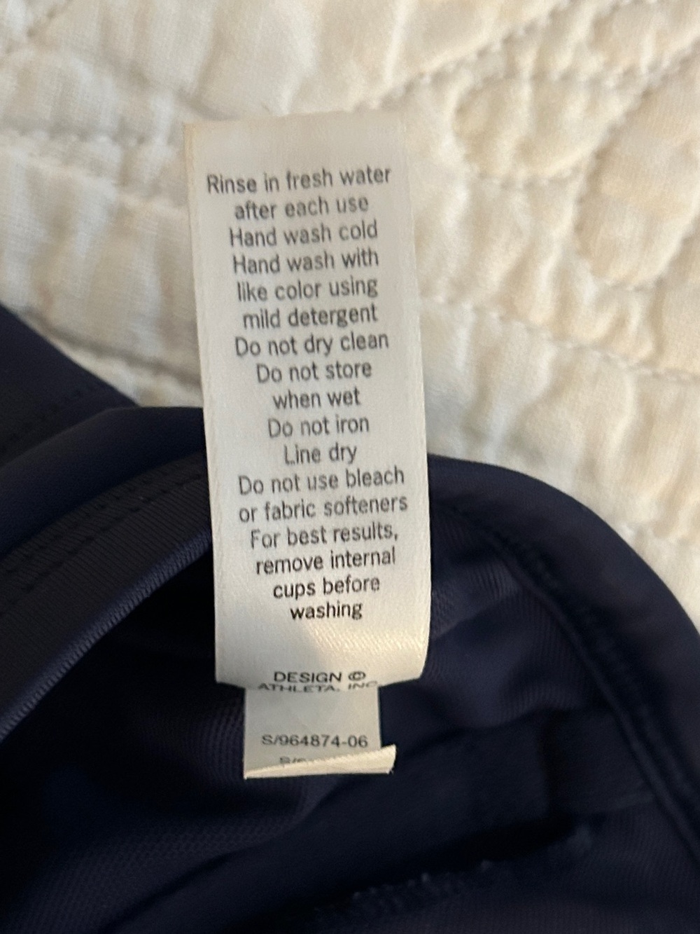 Athleta Swim Top 38 B/C - Picture 4 of 5